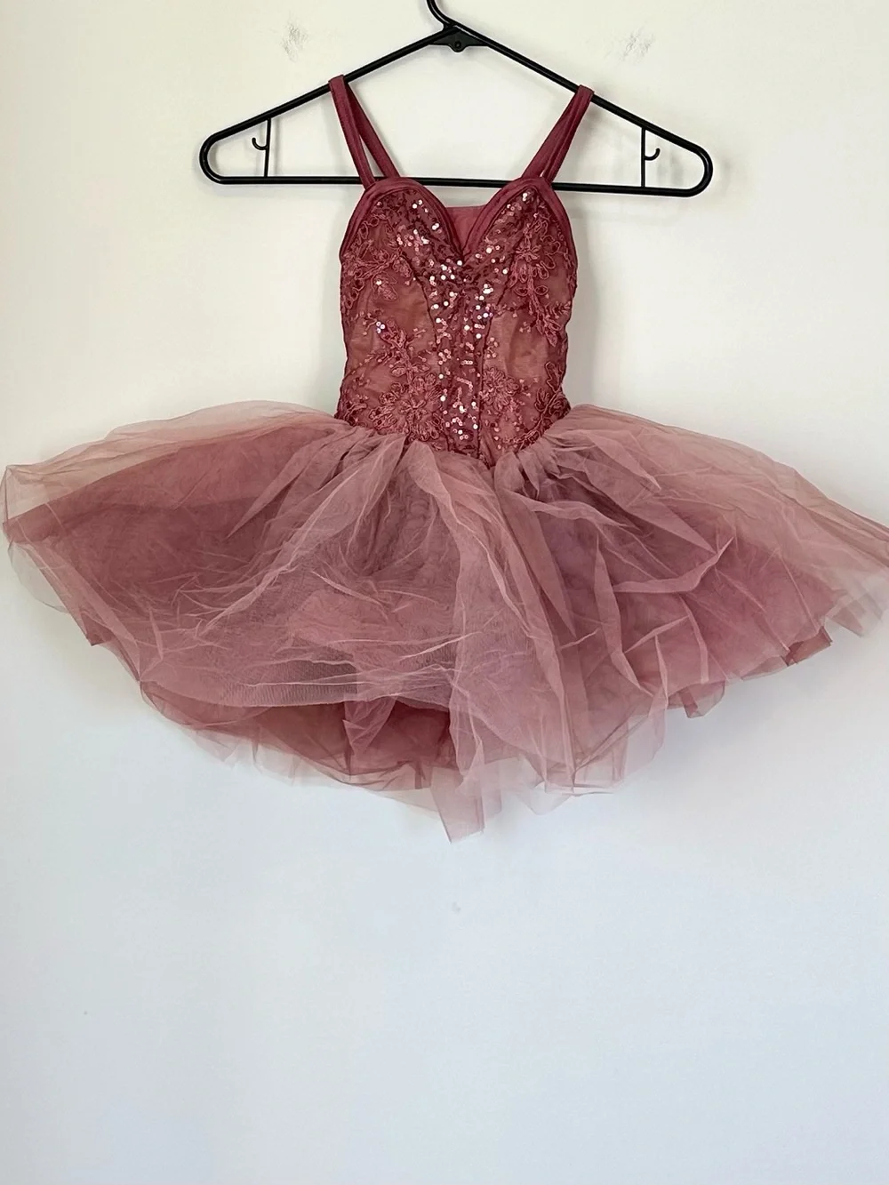 Weissman La Vie En Rose Sequin Tulle Ballet Dress in Rosewood - Size: SC (6/6X)